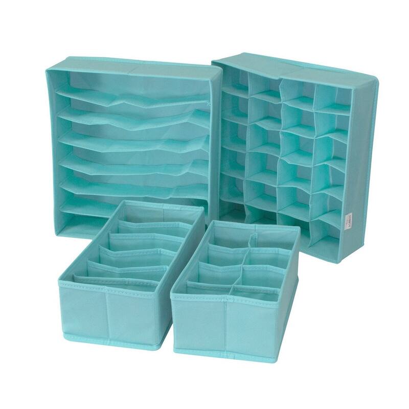 Sorbus Set of 4 Foldable Storage Drawer Dividers