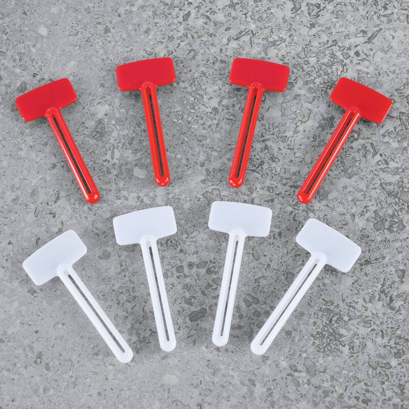 Toothpaste Tube Squeezers Set of 8 Plastic Tube Keys 3.500 x 3.000