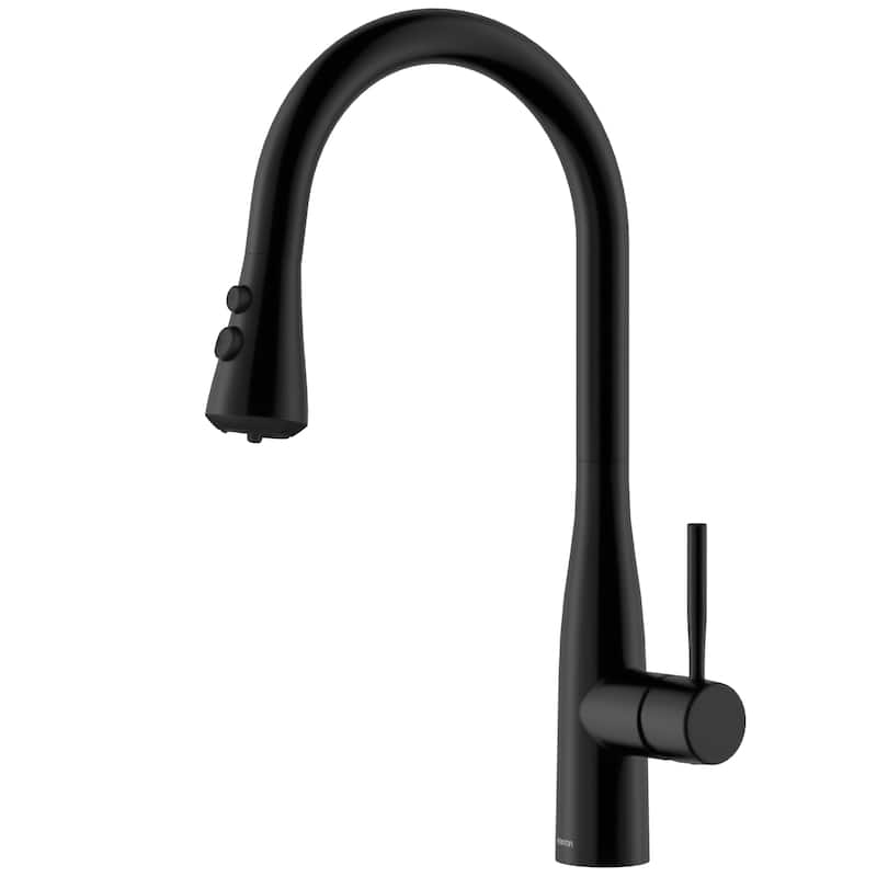 Karran Faraday Pull-Down Sprayer Kitchen Faucet - Matte Black