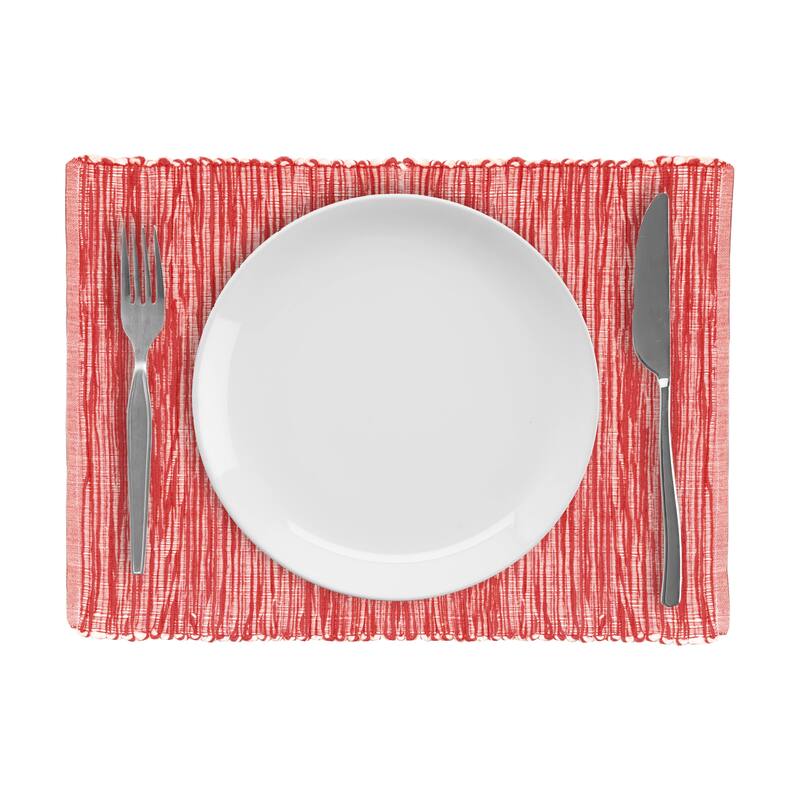 Fabstyles Shadows Cotton Placemats Set of 4 - 13x19