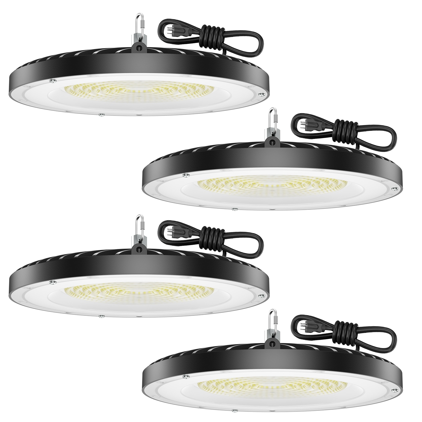 UFO LED High Bay Light 4 Pack for Warehouse and Garage