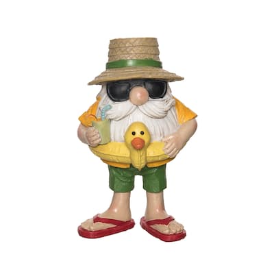 Duck Floating Gnome Figurine