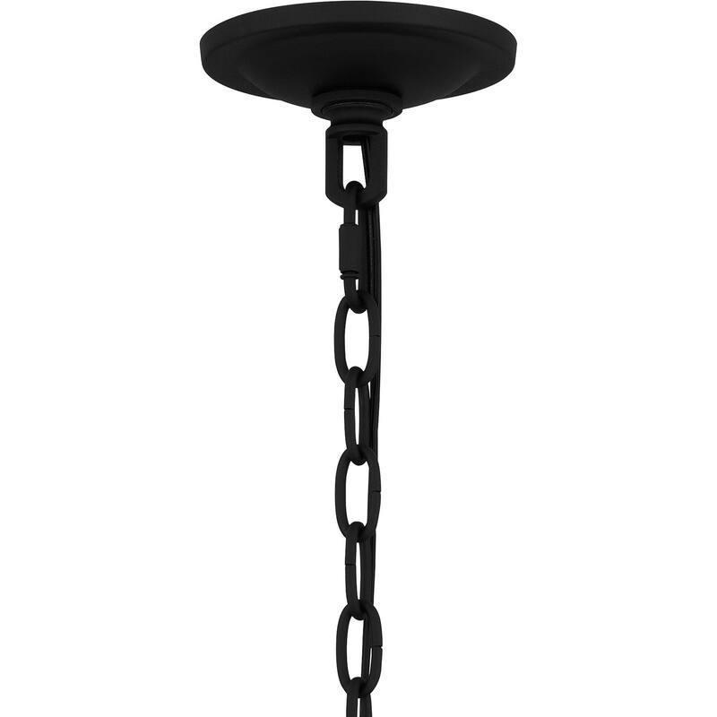 Earth Black Four Light Pendant from the Blacksmith Collection