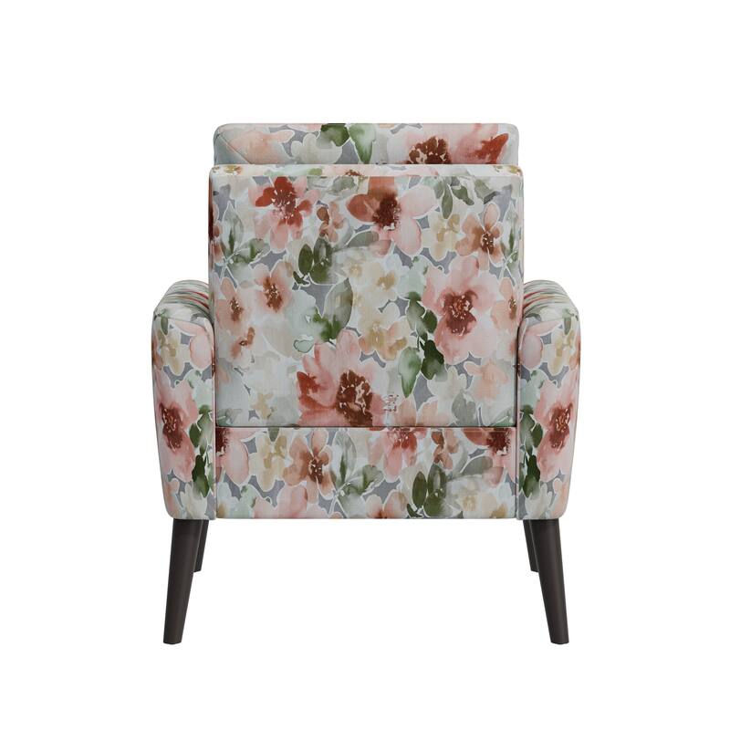 Allyson Mid-Century Modern Small Space Accent Armchair