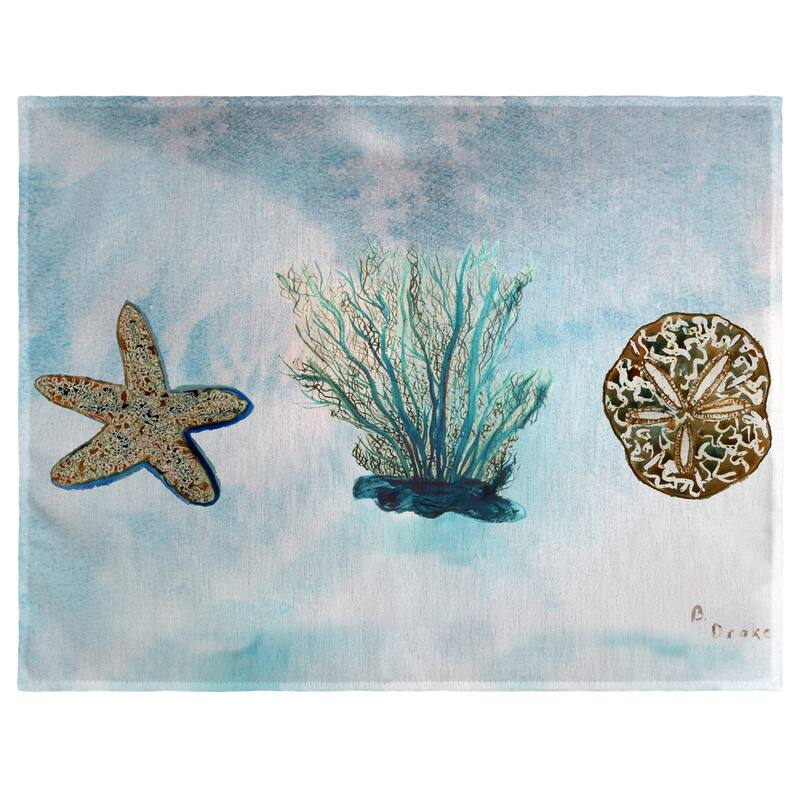 Blue Coral Place Mat Set of 4
