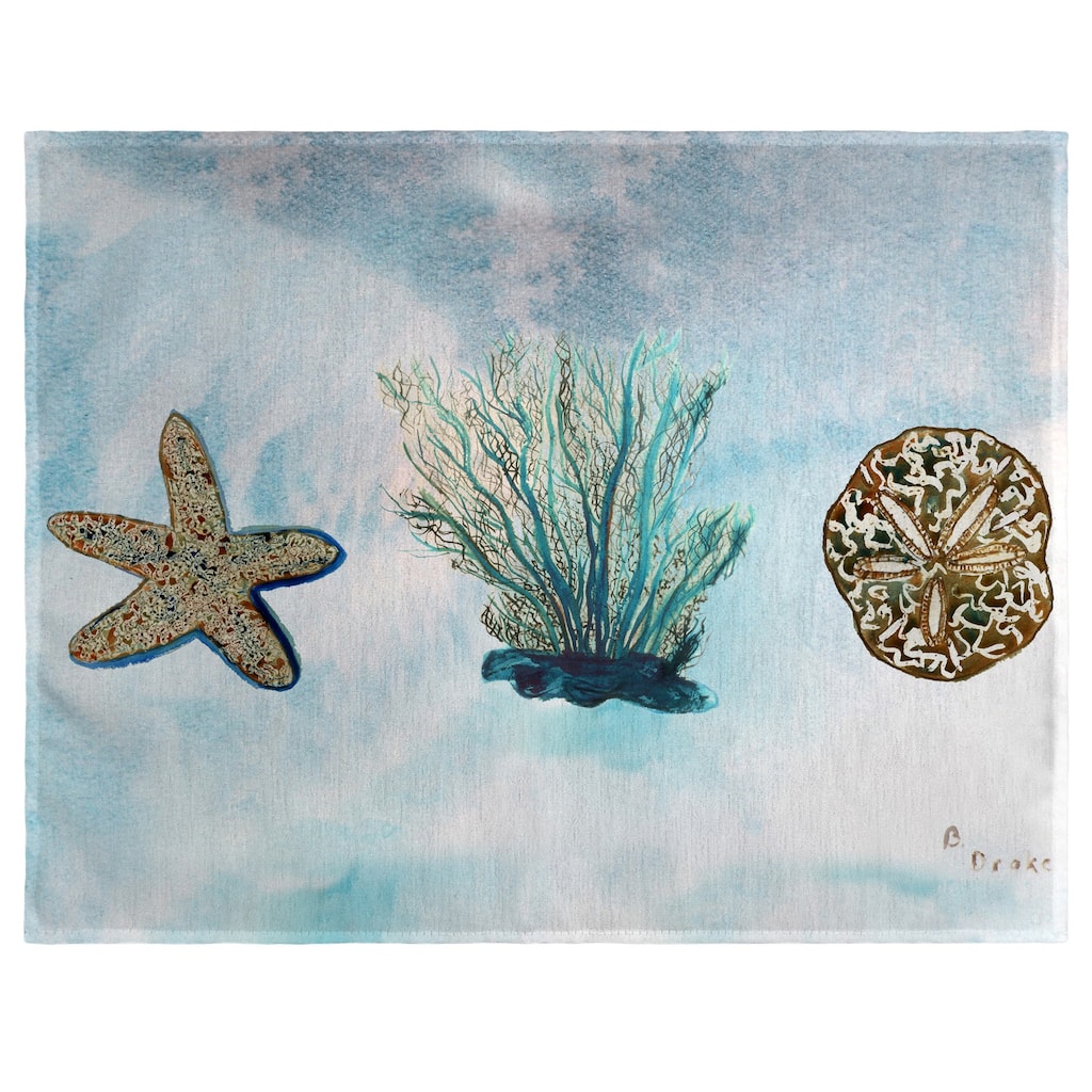 Blue Coral Place Mat Set of 4