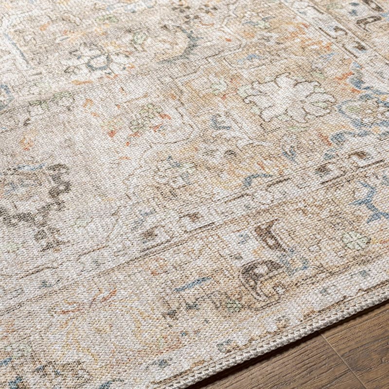 Livabliss Kemer Traditional Washable Area Rug