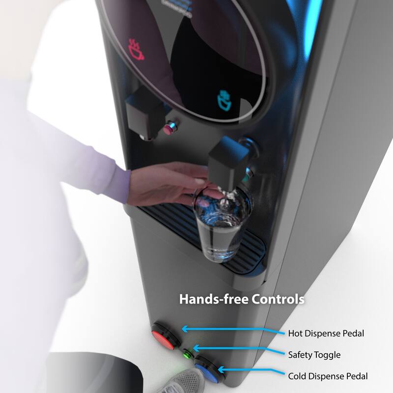 Drinkpod Self Cleaning Bottleless Water Cooler Dispenser, UL/NSF, Full