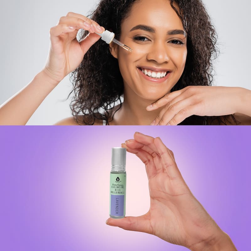 Aromatherapy Essential Oils Rollerballs (Bergamot, Lavender, Peppermint, Rosehip, Tea Tree)