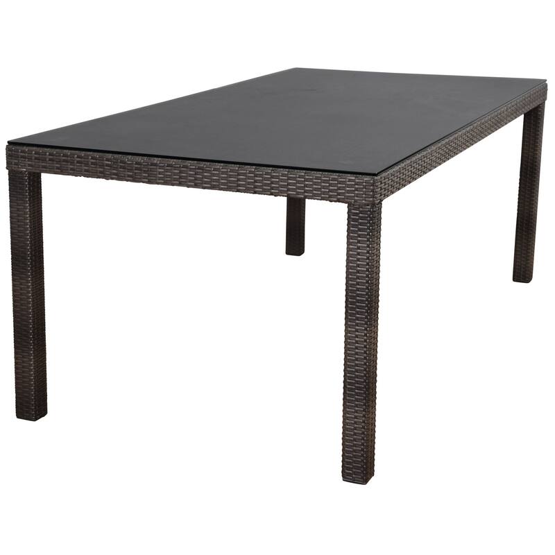 Atlantic Lina 7-Piece Outdoor Dining Set Rectangular Patio Furniture