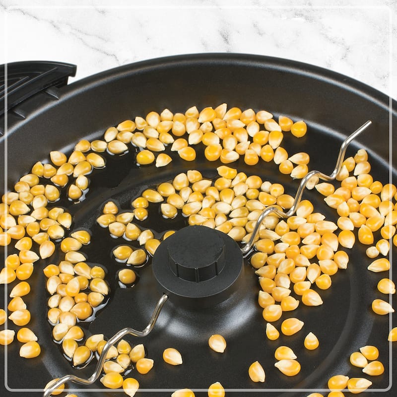 Nostalgia 2 QT Stainless Steel Stirring Popcorn Popper