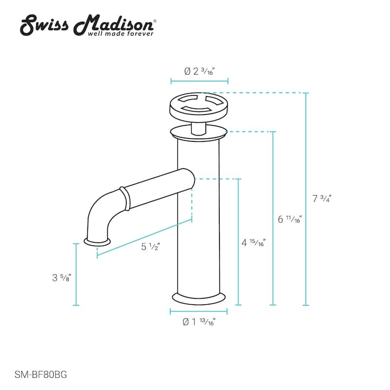 Avallon 7 Single Handle, Bathroom Faucet