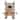 Shamzees: Dog - Brown - Plush Pillow Cover, Soft Huggable Animal Character