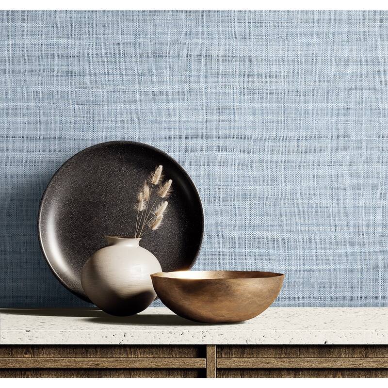 Seabrook Designs Harvest Twine Embossed Vinyl Unpasted Wallpaper