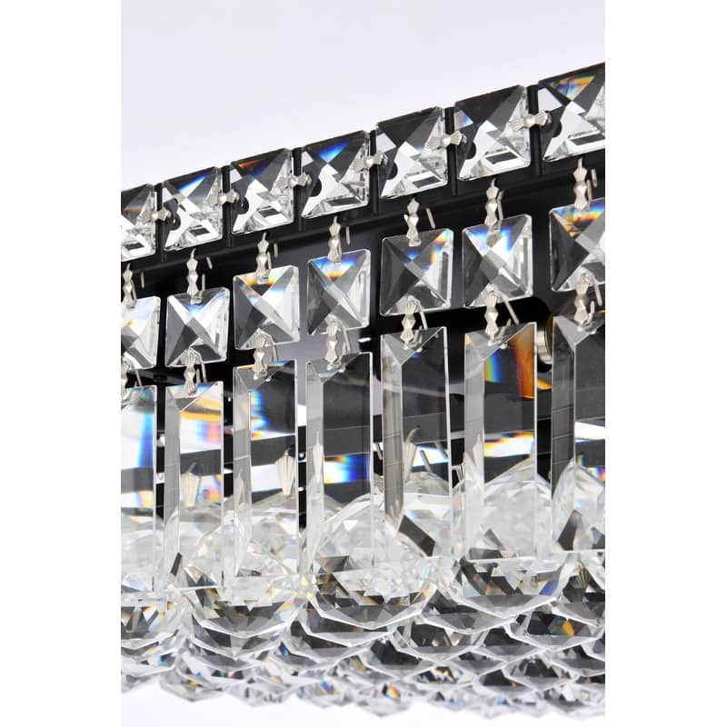 Somette Lausanne 9-light 24-inch Flush-Mount Chandelier - 24 Inch
