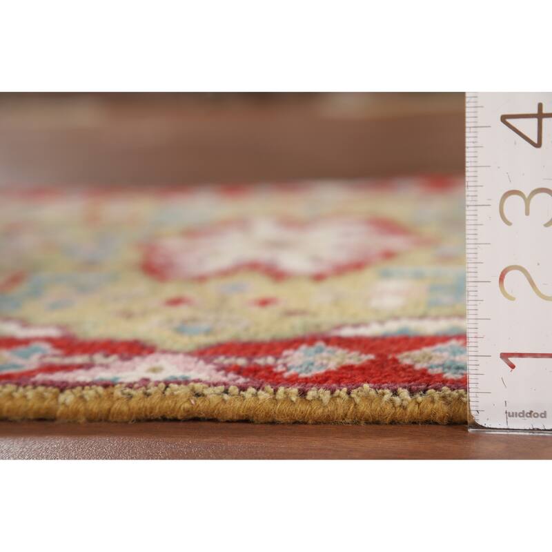 Kazak Indian Foyer Rug Hand-Knotted Wool Carpet - 2'0" x 3'0"