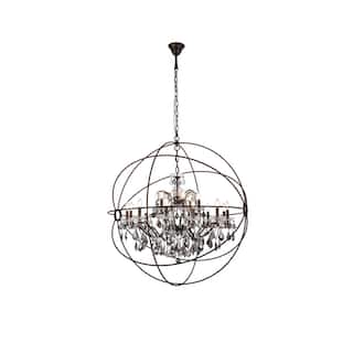 Royce Edge 18 light Dark Bronze Chandelier