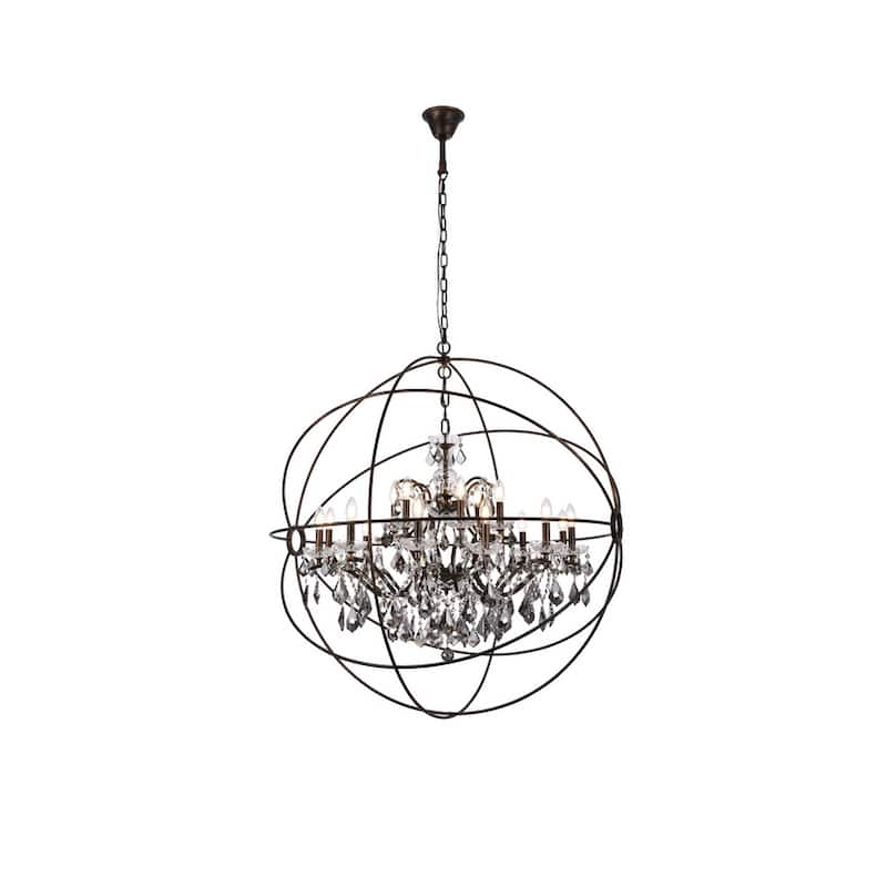 CH32825DB27-DC5 Antique Dark Bronze Chandelier