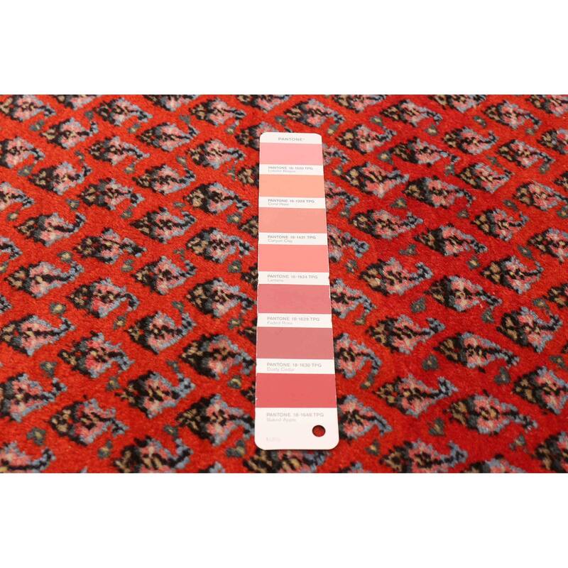 ECARPETGALLERY Hand-knotted Royal Sarough Red Wool Rug - 3'3 x 4'11