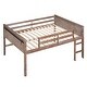 preview thumbnail 12 of 56, Kids Low Loft Bed Frame with Hanging Clothes Racks(Twin or Full )