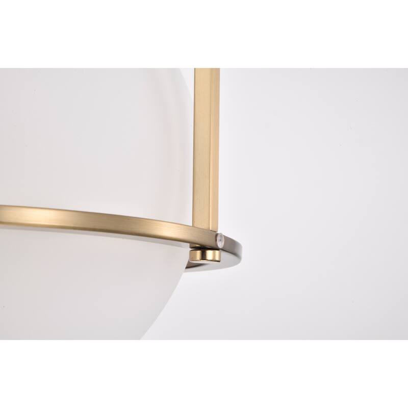 Moonrise 11 Inch Modern Opaque Glass Pendant