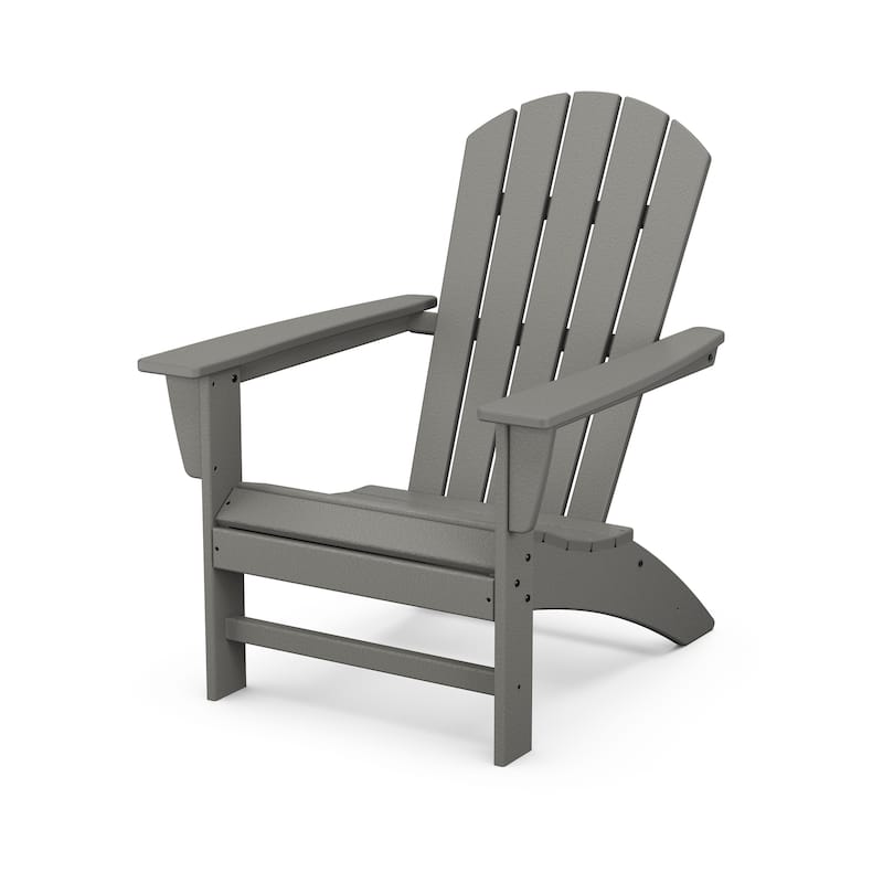 POLYWOOD Nautical Adirondack Polywood Chair - Slate Grey