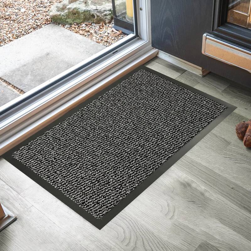 Lisa Heavy-Duty Non-Slip Rubber Door Mat for High Traffic Areas