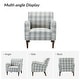 preview thumbnail 9 of 43, HULALA HOME Mandan 29.5" Wide Farmhouse Accent Armchair with Solid Wood Legs