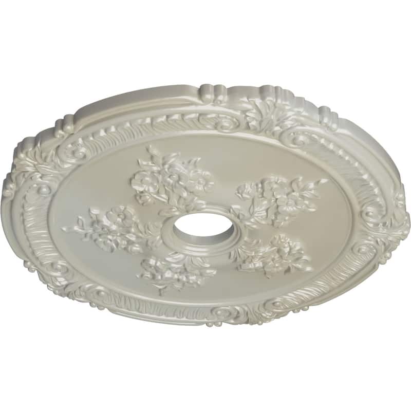 26"OD x 3 3/4"ID x 1 1/2"P Attica with Rose Ceiling Medallion