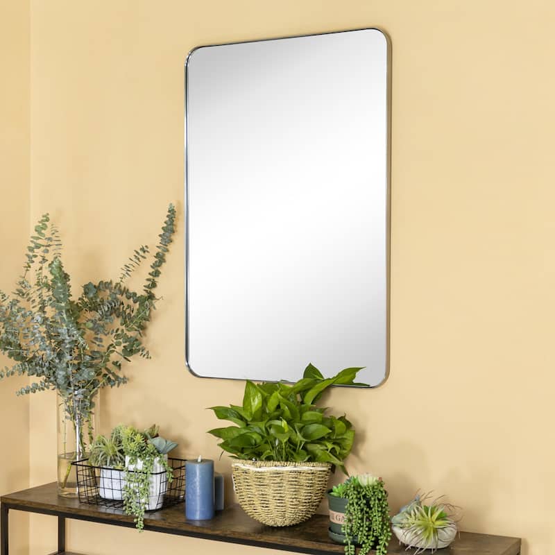 TEHOME Veion Rectangle Metal Wall Mirror