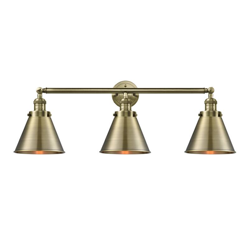 Innovations Lighting Appalachian 3 Light 32" Wide Bathroom Vanity - Antique Brass