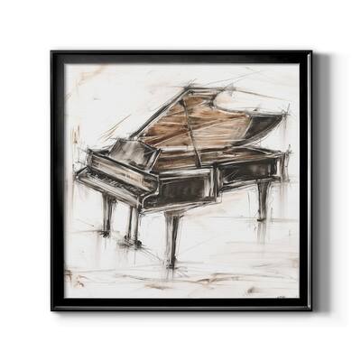 Grand Piano Study-Premium Framed Canvas - Ready to Hang