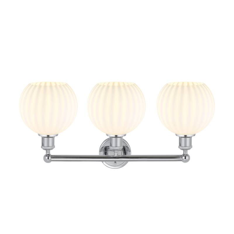 Innovations Lighting 616-3W 12 26 White Venetian Vanity White Venetian