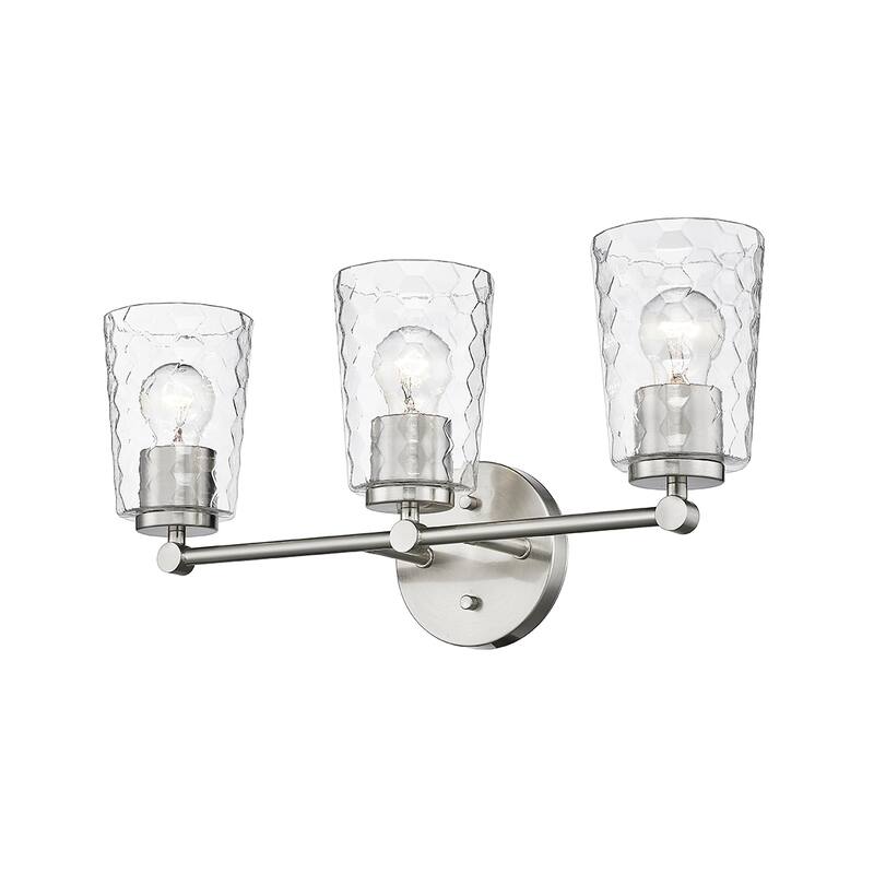 Millennium Lighting Ashli 2/4 Light Vanity Light with Clear Honeycomb Glass Shades