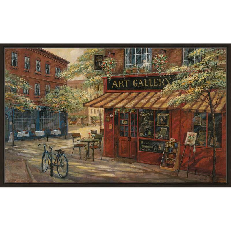 "Dougs Art Gallery" by Ruane Manning Print on Floating Canvas