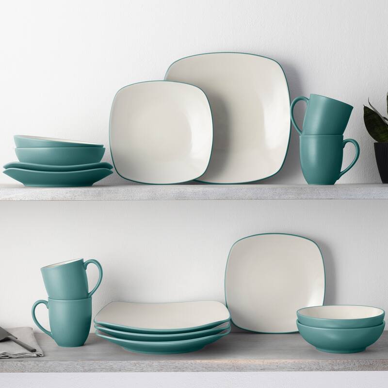 Noritake Colorwave 16-Piece Square Set, Service For 4