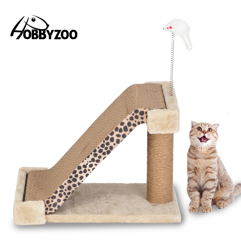 Cat tree deals with scratchboard