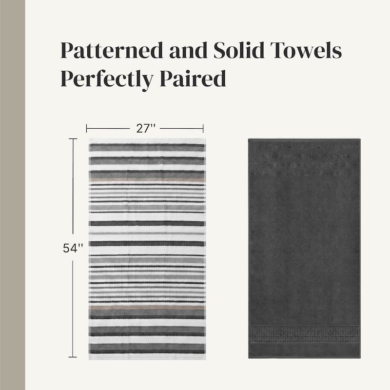 Modern Threads Pax 6-Piece Yarn Dyed 100-Percent Cotton Towel Set