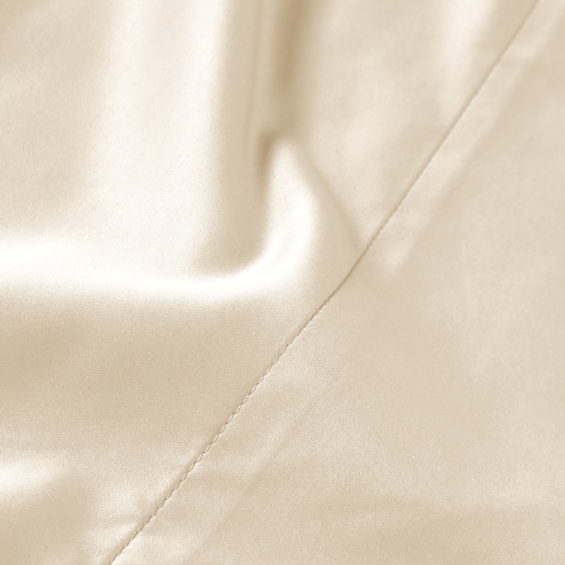 Modern Threads 6-Piece Satin Sheet Set with Deep Pocket Fitted Sheet, 4 Pillowcases, and Organizer