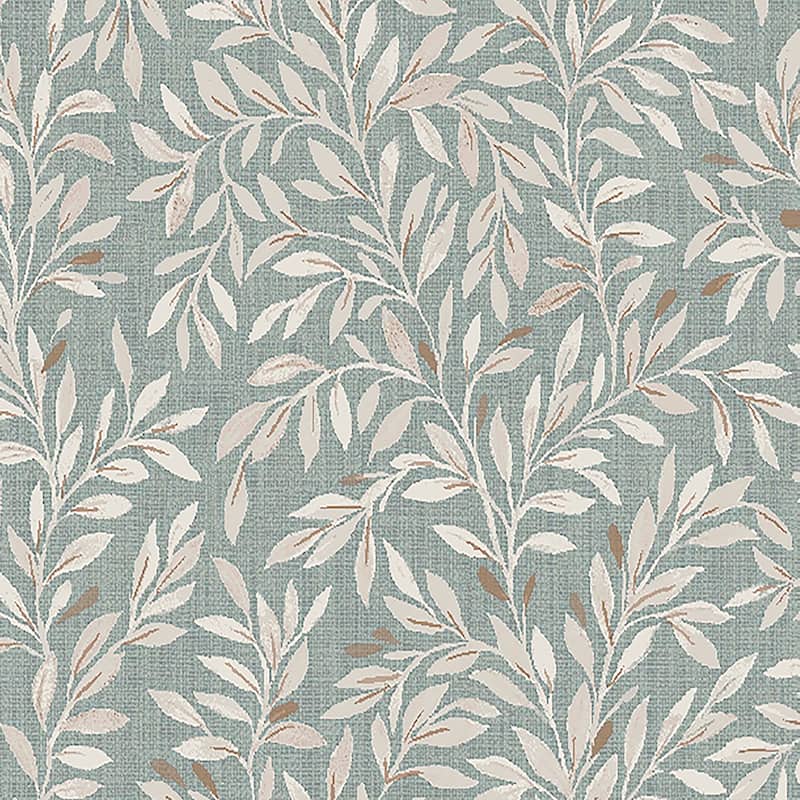 NEXT Ditsy Leaf Duck Egg Wallpaper