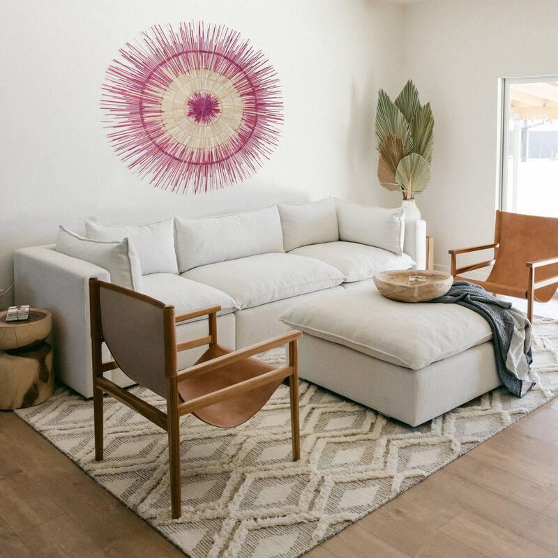 Global Crafts Medium 90cm Sun Circle Wall Decor - N/A
