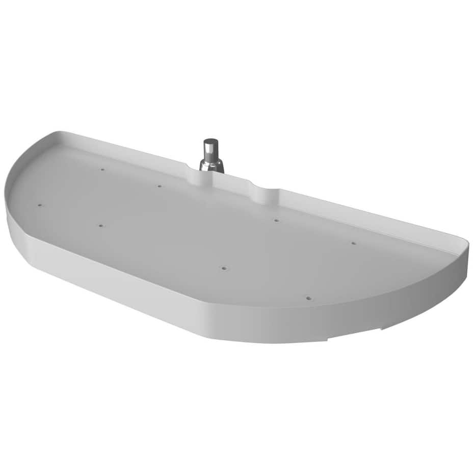 Rev-A-Shelf RAS Polymer 31 Inch Half Moon Shaped Pivoting Single Lazy