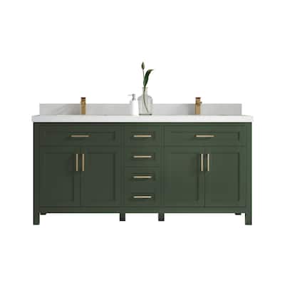 Willow Collections 72 in. W x 22 in. D Cambridge Double Sink Bathroom Vanity with Countertop
