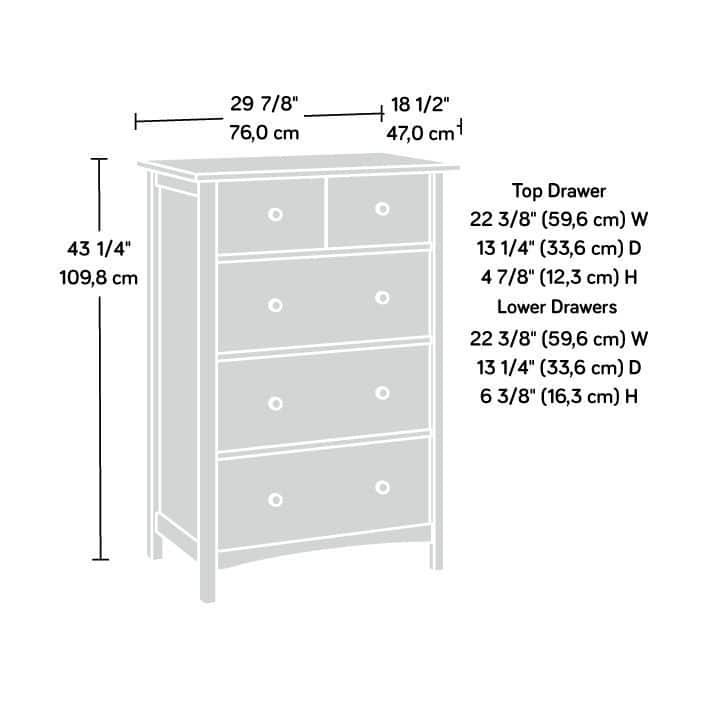 Union Plain 4 Drawer Chest Pc