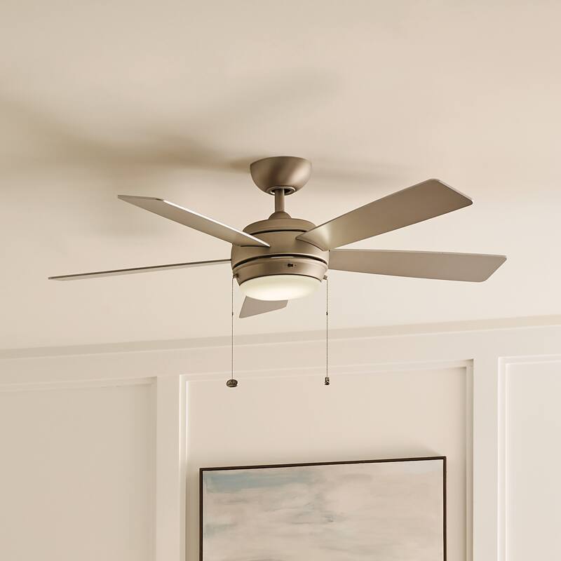 Kichler Lighting Starkk Collection 52-inch Brushed Nickel LED Ceiling Fan