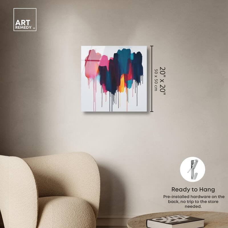 Glacier Color Glide Acrylic by Art Remedy, Ready to Hang