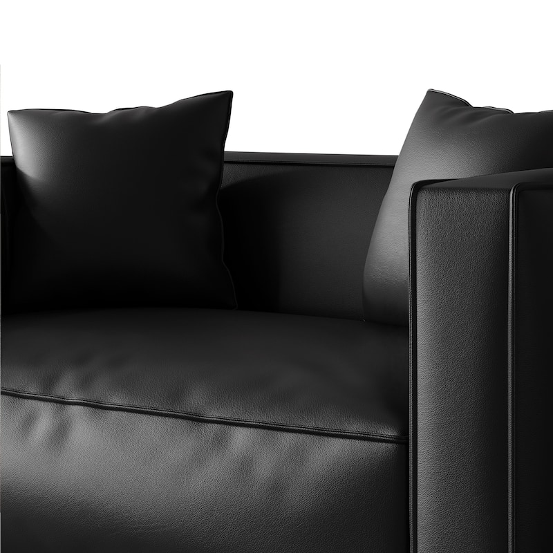 CraftPorch Mid Century Modern 2- Pieces Upholstered Living Room Set