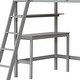 preview thumbnail 11 of 28, Twin Size Loft Bed with Desk and Bookshelves for Kids and Teens