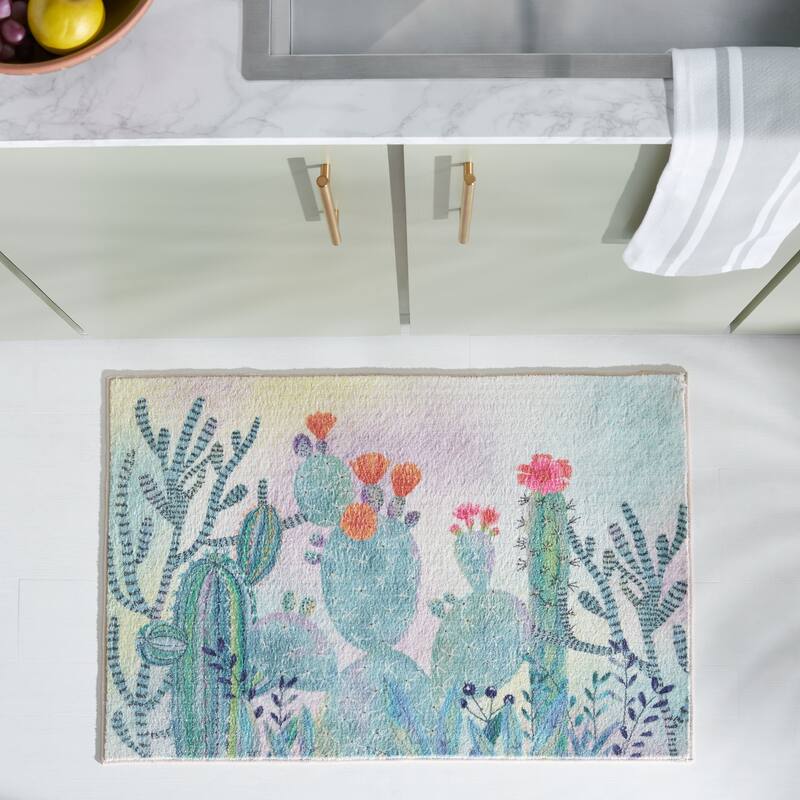 SAFAVIEH Door and Kitchen Mat Dumitrina Machine Washable Slip Resistant