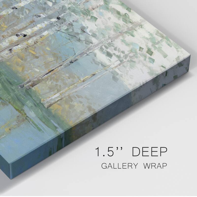 Birch Reflections Revisited Premium Gallery Wrapped Canvas - Ready to Hang